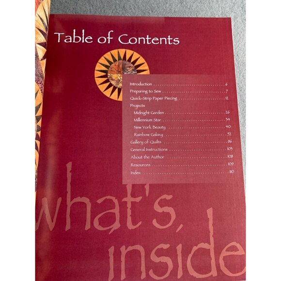 Quick-Strip Paper Piecing Book by Peggy Martin for Blocks Borders & Quilts - Picture 2 of 3